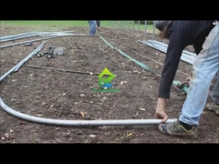 Tek Açıklıklı Plastik Film Tüneli Sera Şeffaf UV Dayanımlı