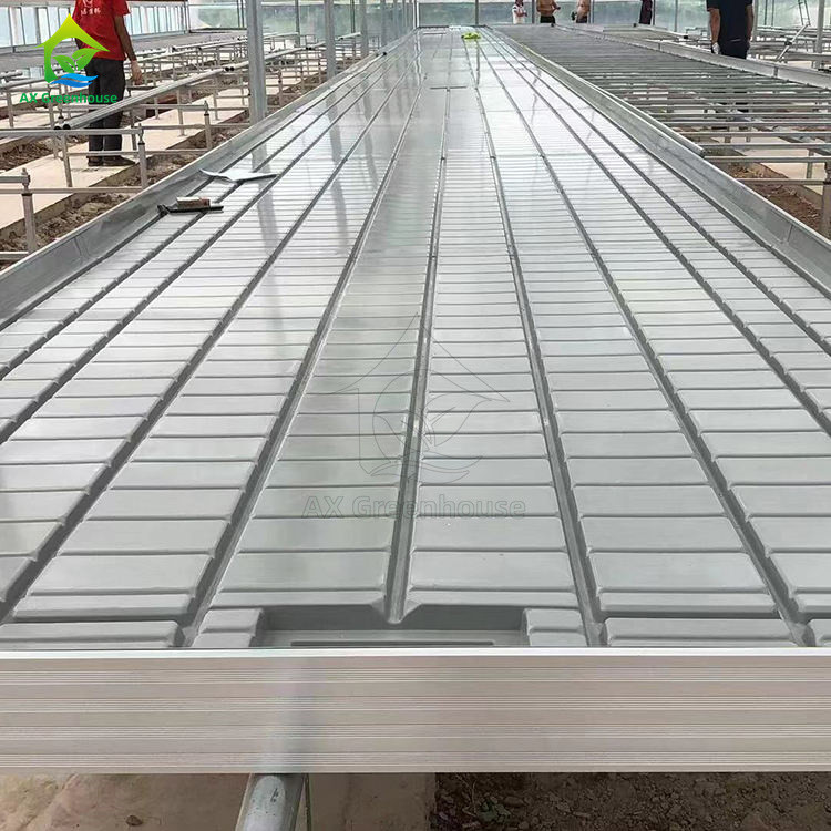 Sıvı ve Sel Hidroponik Hareketli Masa Serasında Bitki Büyütme için Yuvarlak Bench