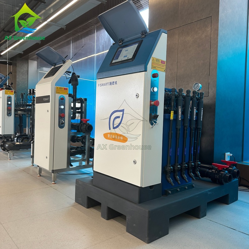 Fismart-A Yüksek hassasiyetli Otomatik Akıllı EC PH Sensörü PWM Bypass Gübre Dozajlama Sistemi Yayıcı Gübre Makinesi Tarım