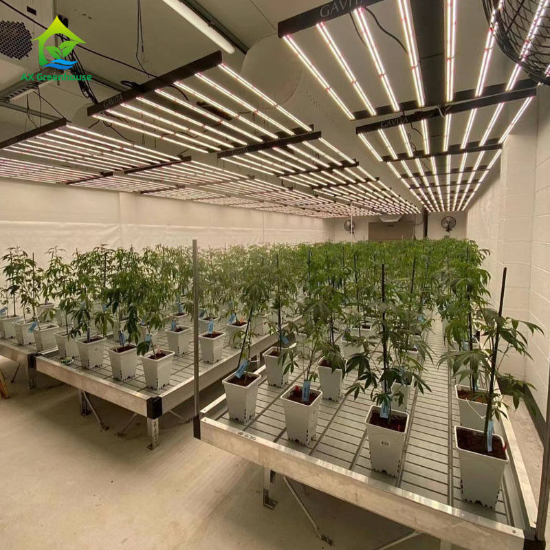 Dayanıklı Ekoloji Dostu Sera Yuvarlakları, Özel Boyutlarda ABS Plastik Yaprak ve Alüminyum Alaşım Çerçeve ile