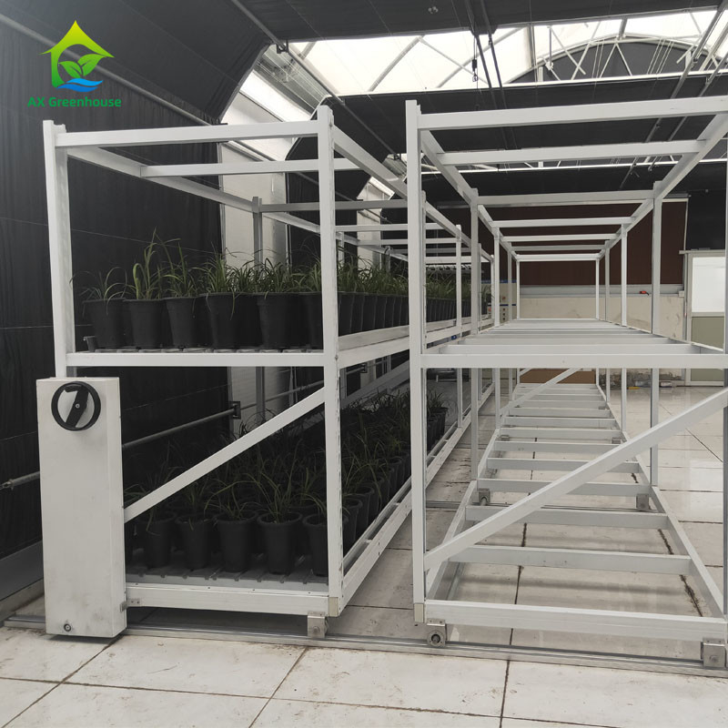 Vertikal Tarım için Özel Kapalı Çift Katmanlı Bitki Tıbbi Bitki Büyütme Rack