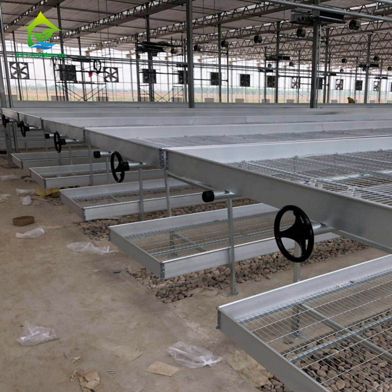 Tarımsal Ticari Kapalı Ağ Tel Sermaye Büyüme Masası Tohum Ekmek için Yuvarlak Bench